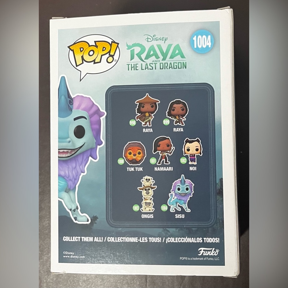 FUNKO POPS from Disney movie Raya the last dragon